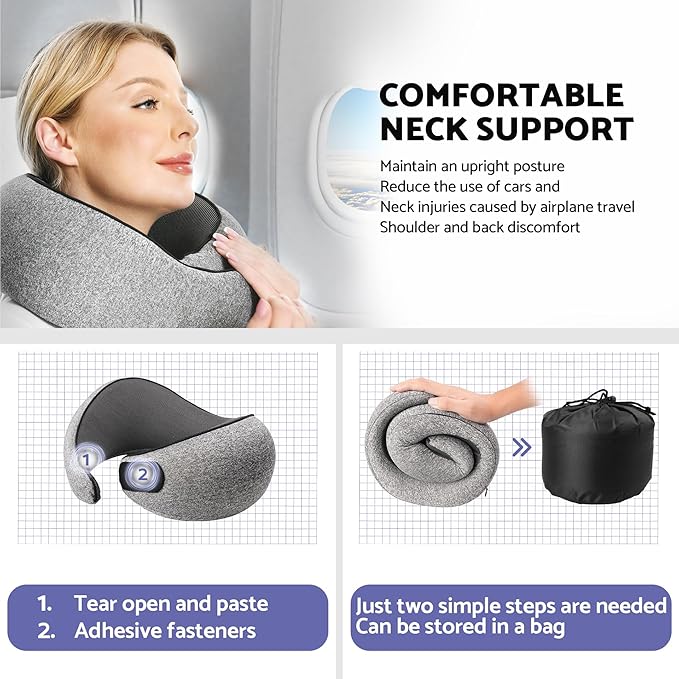 μαξιλάρι ταξιδιού memory foam
