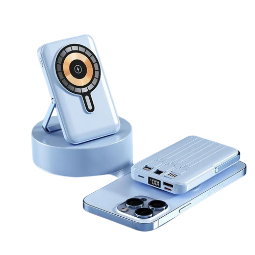 MagSafe Powerbank 10000mAh – PD 22.5W Fast Charge with 4 Built-in Cables