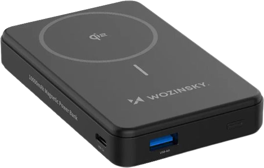 Wozinsky WLWP-10KA0Y3S Power Bank 10000mAh 22.5W με Θύρα USB-A και Θύρα USB-C Power Delivery Μαύρο