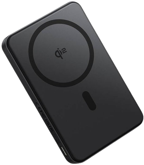 Baseus Airpow2 Qi2 Power Bank 10000mAh 22.5W with USB-A Port and USB-C Port Black