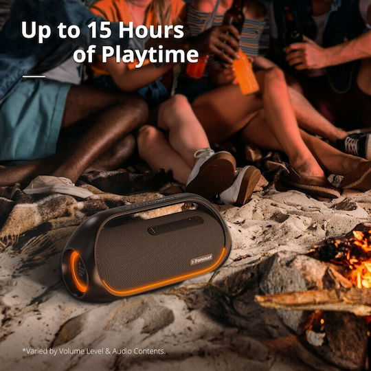 Tronsmart Bang Φορητό Ηχείο 60W με Διάρκεια Μπαταρίας έως 15 ώρες Μαύρο