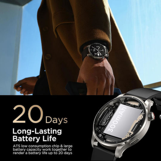 Joyroom Jr-fv1 Venture Series 1.43 Inch Bluetooth Call Smart Watch Supports Sleep Monitoring Blood Oxygen Detection Dark Grey