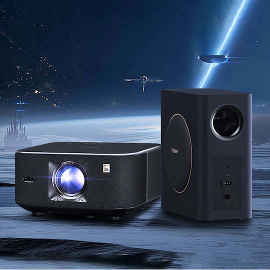 Yaber K3 Pro Projector LCD Full HD Απλής Λάμπας με Wi-Fi και Ενσωματωμένα Ηχεία Μαύρος
