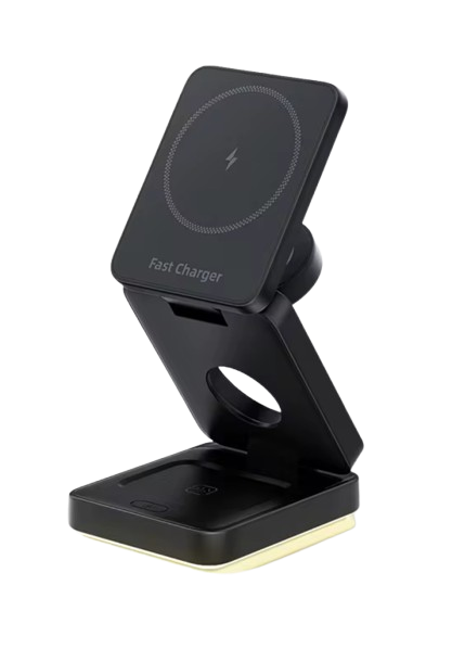 αναδιπλούμενος ασύρματος φορτιστής 3 σε 1