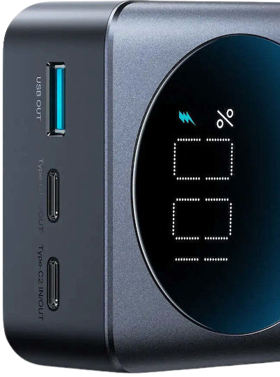 Joyroom JR-PBF05 Power Bank 30000mAh 65W με Θύρα USB-A και 2 Θύρες USB-C Quick Charge 3.0 Μαύρο