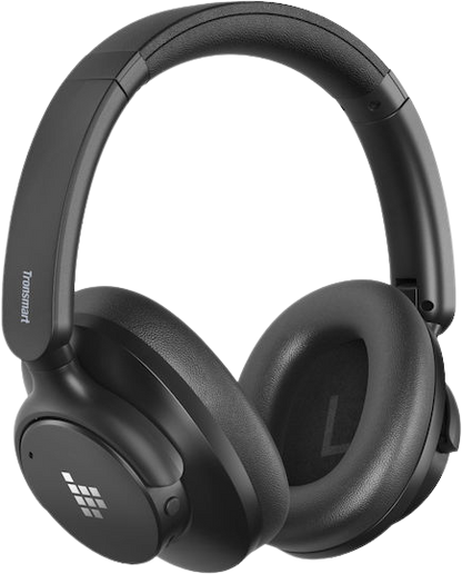 Tronsmart Sounfii Q20S Ασύρματα / Ενσύρματα Over Ear Ακουστικά με 60 ώρες Λειτουργίας Μαύρα