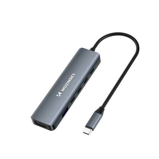 Wozinsky WHBC10Y4S USB-C Docking Station με HDMI 4K PD Γκρι