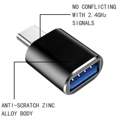 Cantell Μετατροπέας USB-C male σε USB-A female