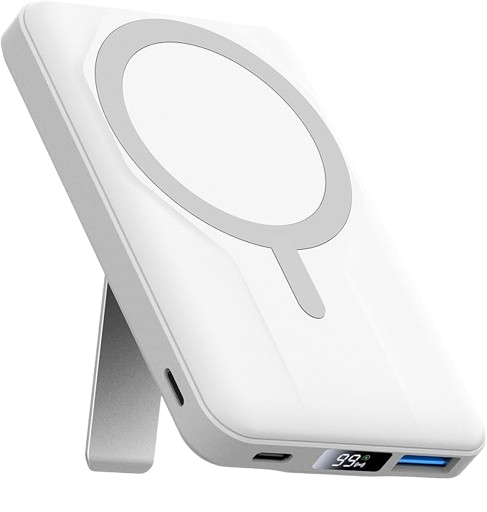 MagSafe Power Bank 10000mAh with Stand – Magnetic Wireless Charger