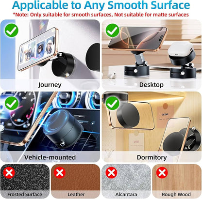 Vacuum Magnetic Βάση Κινητού Αυτοκινήτου – Ισχυρή Βεντούζα