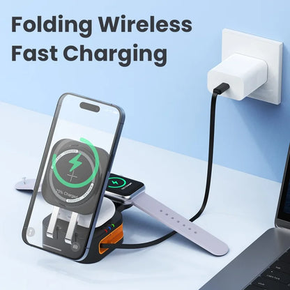 3 in 1 wireless charger desk charger