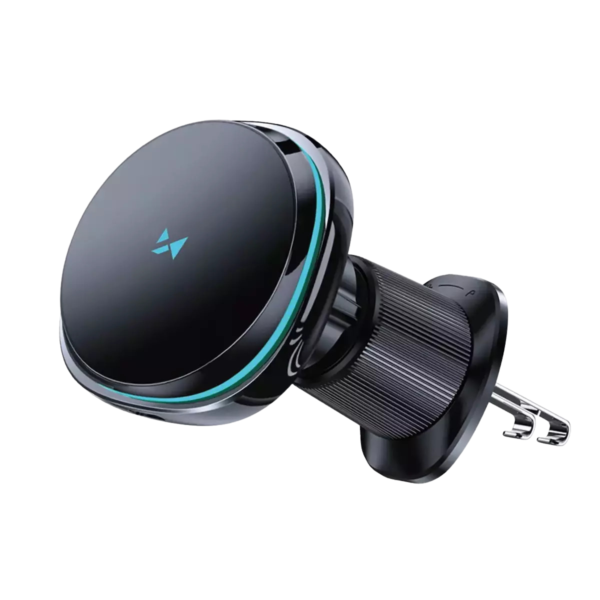 Wozinsky Mobile Car Mount with Adjustable Hooks and Wireless Charging Black