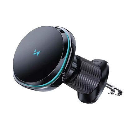 Wozinsky Mobile Car Mount with Adjustable Hooks and Wireless Charging Black