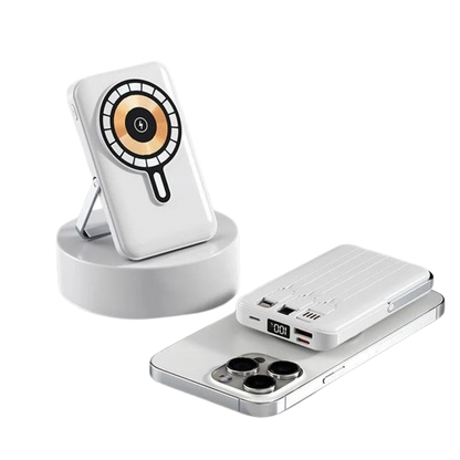 MagSafe Powerbank 10000mAh – PD 22.5W Fast Charge with 4 Built-in Cables