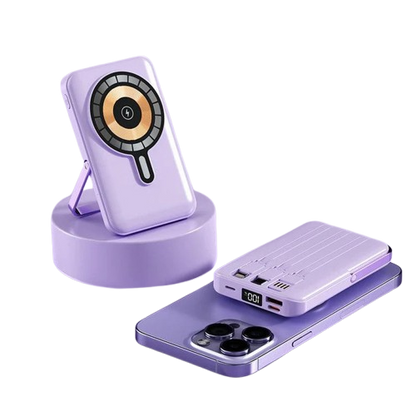 MagSafe Powerbank 10000mAh – PD 22.5W Fast Charge with 4 Built-in Cables