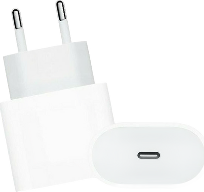 Wireless Charger with USB-C Port 20W White