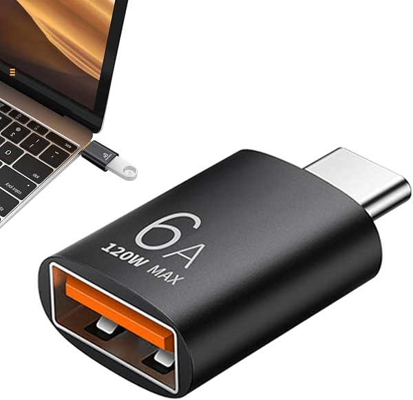Cantell Μετατροπέας 6A USB-C male σε USB-A female OTG