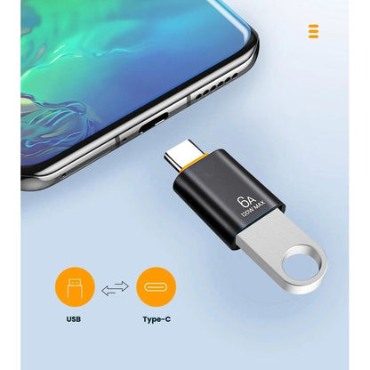 Cantell Μετατροπέας 6A USB-C male σε USB-A female OTG